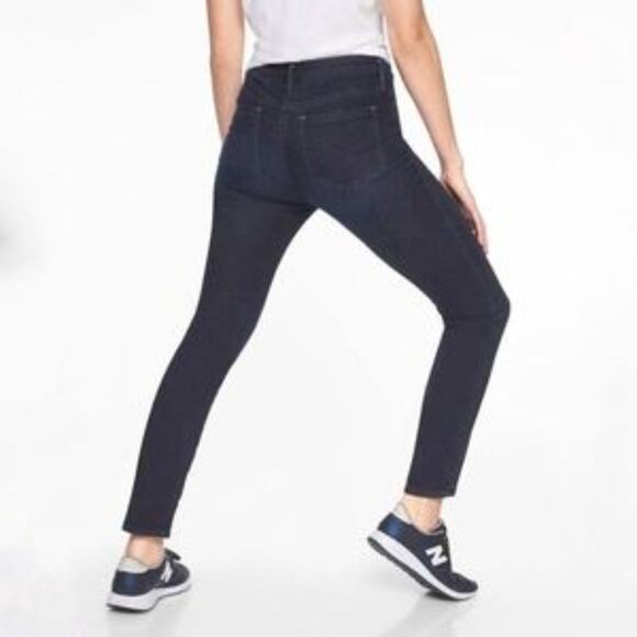 Athleta Sculptek Skinny Stretch Overdye Wash 2 - Picture 2 of 13